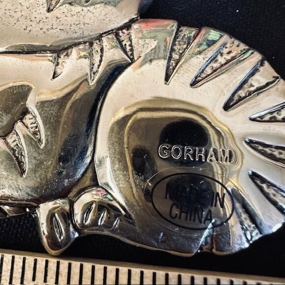 Gorham Christmas Ornaments CATS Set of 3 Nickel plated/ Silver color Original BX - Picture 8 of 16